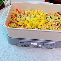 果香四溢的菠萝虾仁炒饭的做法图解9