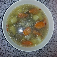 圣子干山药红萝卜排骨汤的做法图解6