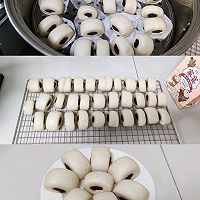 #春天的鲜味#剩饭巧用～小米粥豆沙小馒头的做法图解3