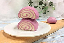 松软紫薯馒头卷的做法