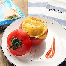 创意起司番茄面包盅#百吉福食尚达人#