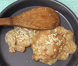 香蕉芝麻油饼的做法