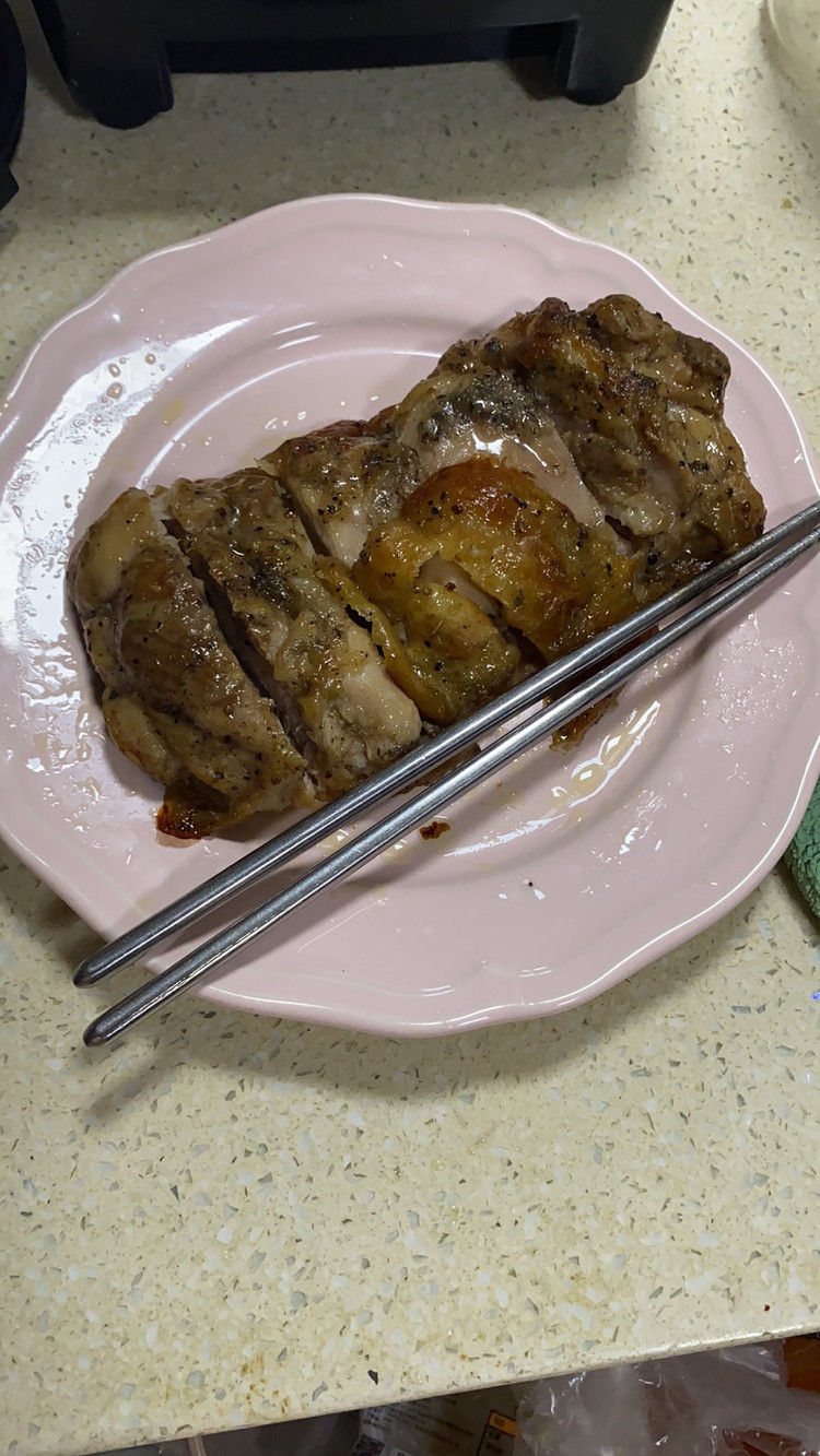 黑暗料理之方便的黑椒鸡排的做法