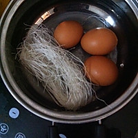 白菜粉丝鸡蛋饼的做法图解1