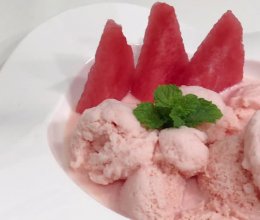 #夏日开胃餐#吃不胖的西瓜冰淇淋夏日清凉食谱的做法