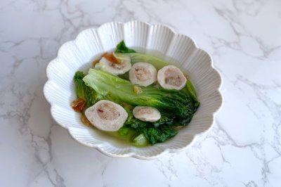 低脂低卡‼️生菜肉丸汤