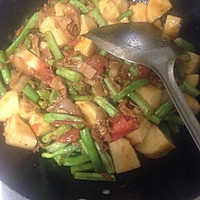 豆角土豆焖面的做法图解4