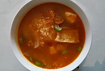 泡菜汤（无韩式辣酱放啥随心版）的做法