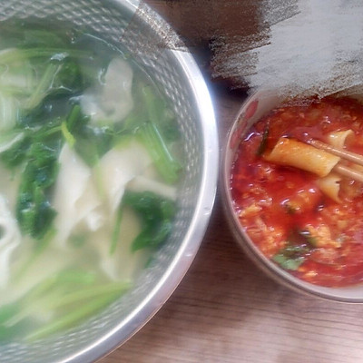 自制美味蘸水面