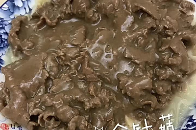 金针菇炒牛肉