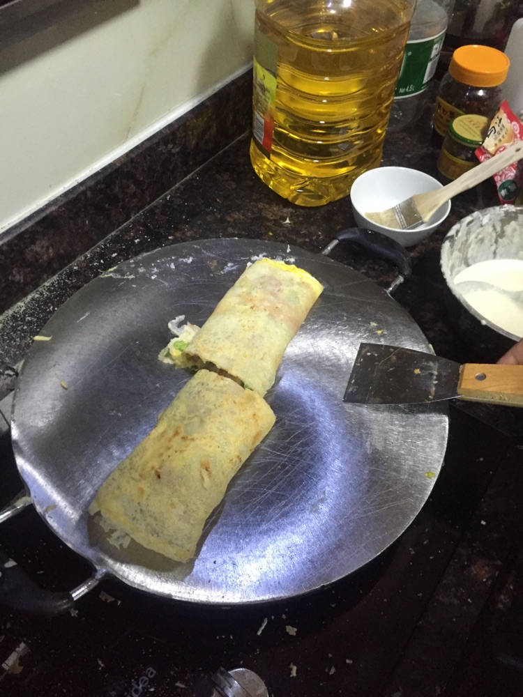 广州版山东煎饭的做法图解7