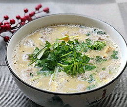 #本周热榜#鹅蛋香菜肉丸汤的做法
