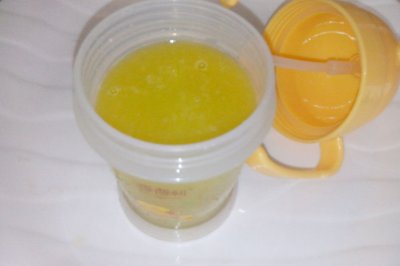 黄色西瓜汁