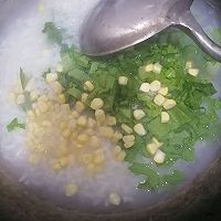 芥菜玉米粥的做法图解4