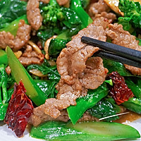 芥蓝炒牛肉的做法图解13