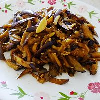 素炒茄丝的做法图解4