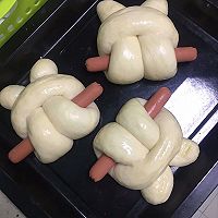 简单好做又好吃的兔子面包的做法图解7