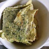 #美食视频挑战赛# 西蓝花鸭蛋饼的做法图解5