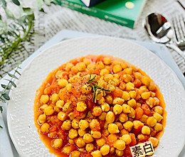 可盐可甜的茄汁鹰嘴豆 纯净素食的做法