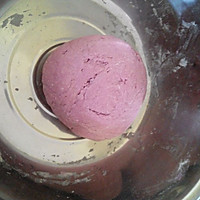 紫薯玫瑰馒头～简单健康美丽的馒头的做法图解3