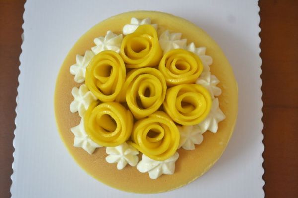 芒果轻乳酪(不含黄油)