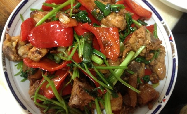 香葱鸡肉