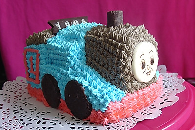 托马斯火车头蛋糕