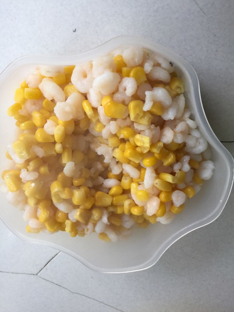 玉米炒虾仁