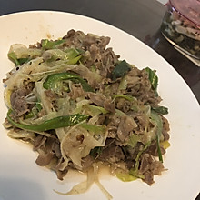 大葱炒羊肉