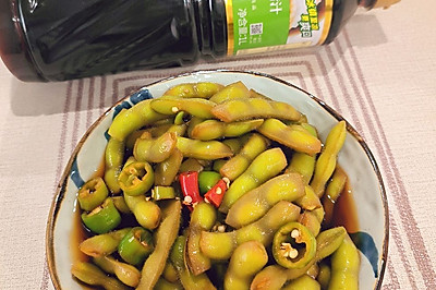 捞汁毛豆