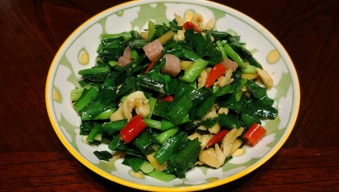 韭菜肉丝（泡椒味）