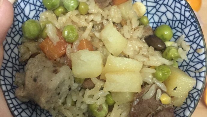 牛肉土豆焖饭电饭煲
