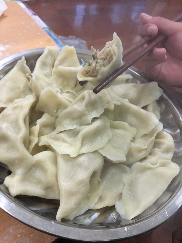 冬笋香菇饺子