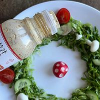 #丘比小能手料理课堂#蘑菇生菜沙拉的做法图解8