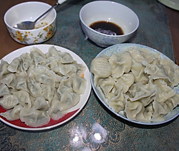 头伏吃饺子 韭菜肉馅的大小饺子的做法