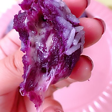 紫薯糯米丸子宝宝小零食