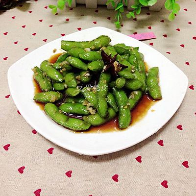 凉拌毛豆