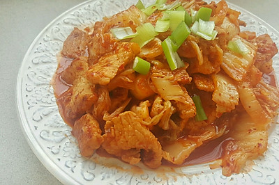 韩式泡菜炒肉