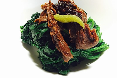 凉拌菠菜