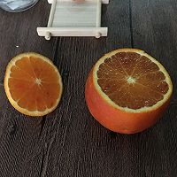 甜橙蒸蛋的做法图解2