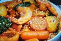 麻辣香锅（少加盐，最忌讳出水了，方便面和蔬菜注意）的做法