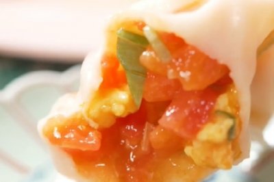 番茄鸡蛋水饺