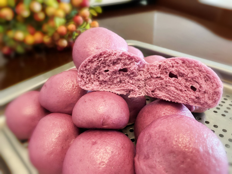 紫薯馒头｜这颜色谁能拒绝的做法