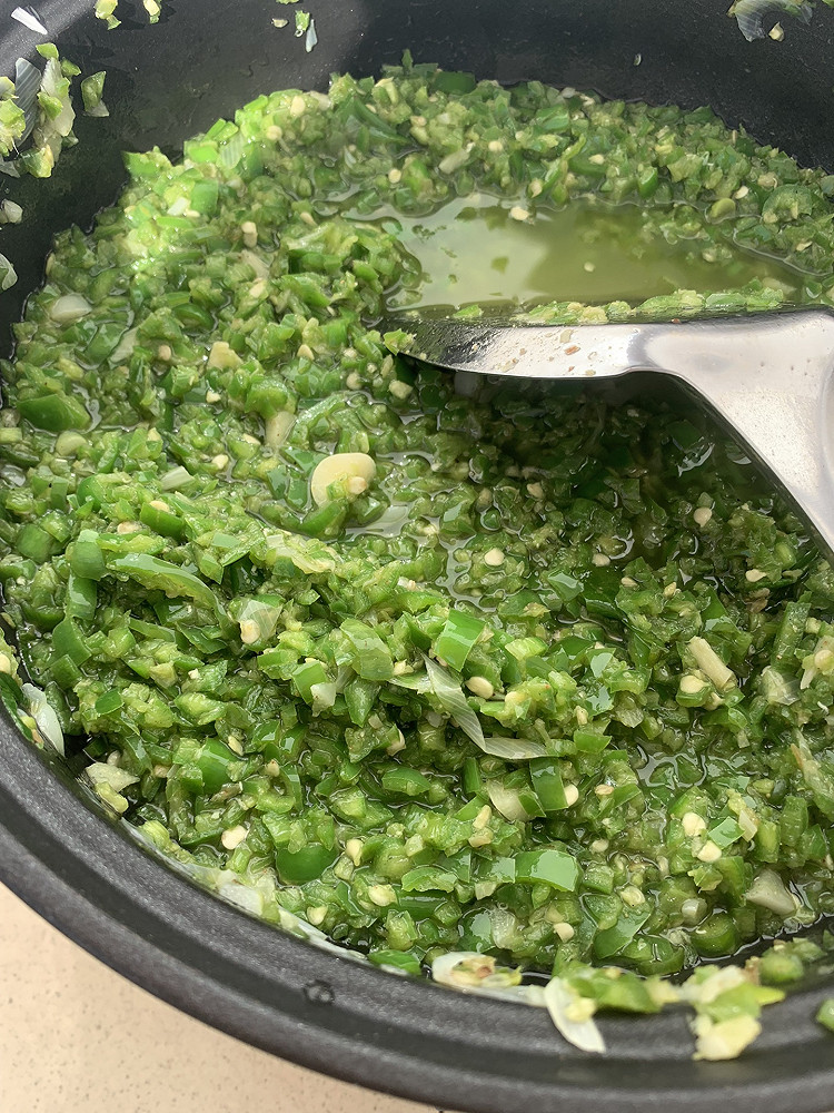 炒线椒的做法