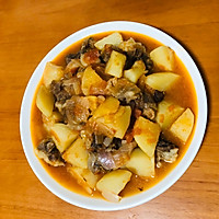 韩式土豆炖牛腩的做法图解5