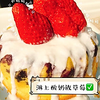 爆浆•小米蓝莓蛋糕的做法图解8