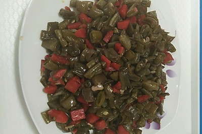 腌制酸豆角（四季豆）