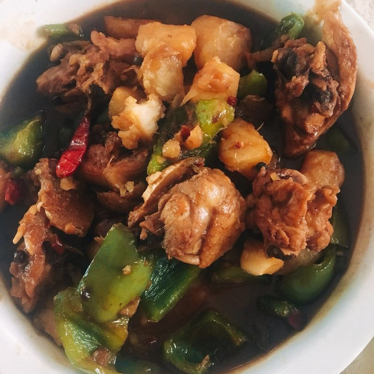 大盘鸡的做法