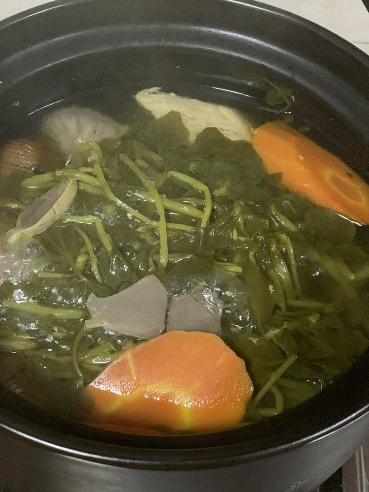 老火西洋菜汤(1汤2食)的做法