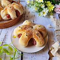 #助力高考营养餐#花式热狗面包！面包的多种造型做法！的做法图解16